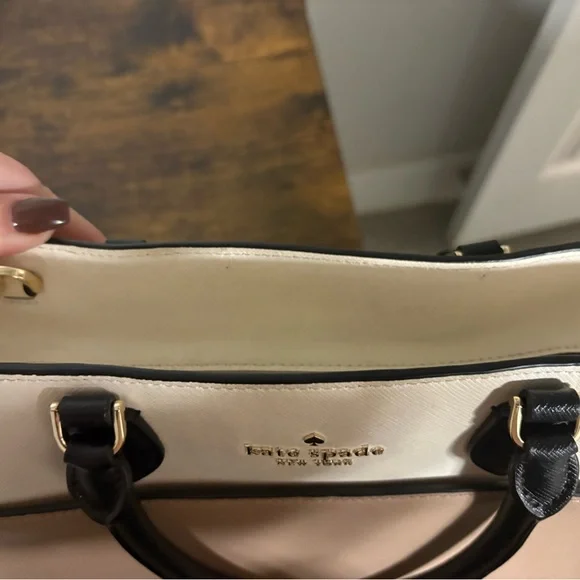 Kate Spade Black and Cream Satchel - Picture 6 of 8